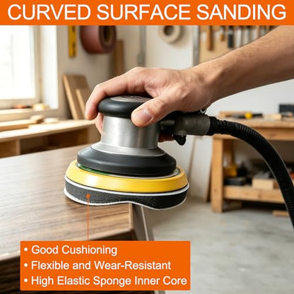 120 Pcs 5 Inch 8-Hole Hook and Loop Sanding Discs 80 to 3000 Grit - size: Mix Grit 120PCS