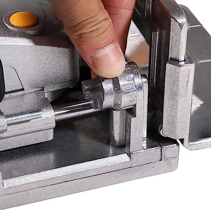 Steel Force BJ184 Wood Biscuit Plate Joiner 4" Brushless Cordless with 20V 5.0Ah Battery and Charger, 8mm 5/16" Dilling Bits, Up to 1-1/2" Drilling Depth - style: Cordless