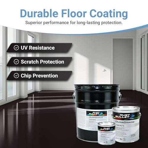 DuraGrade - Concrete Paint & Protective Floor Coating - Jet Black, 1Gal - color: Jet Black, size: 128 Fl Oz (Pack of 1)