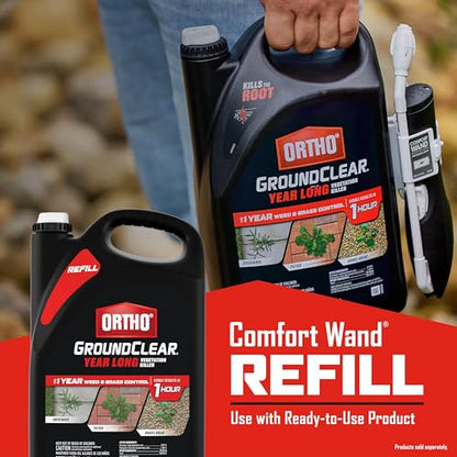 Ortho GroundClear Year Long Vegetation Killer Refill, 1 gal. - size: 1 gal., style: Refill