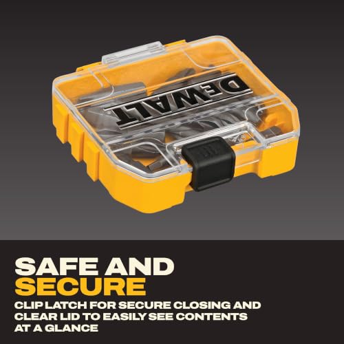 DEWALT 18 pc. Compact Magnetic Drive Guide Set, Yellow (DWAF2058CS) - size: One Size