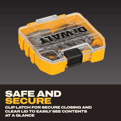 DEWALT 18 pc. Compact Magnetic Drive Guide Set, Yellow (DWAF2058CS) - size: One Size