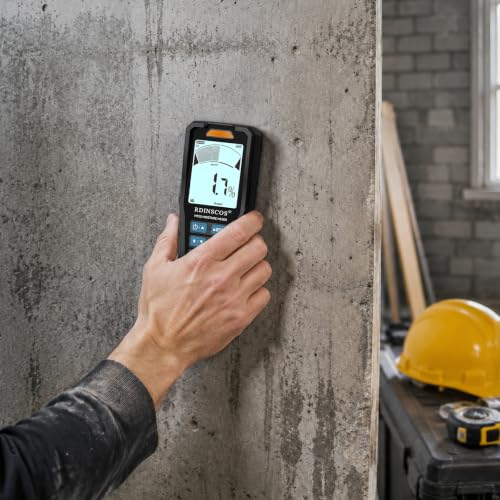 RDINSCOS Rechargeable Pinless Moisture Meter - color: Grey