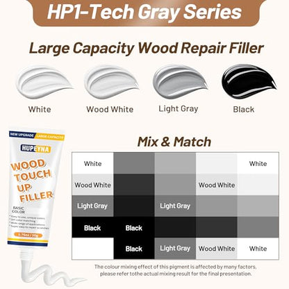Hupeyna Wood Repair Kit, Wood Furniture Repair Kit - Tech Gray Series - color: Tech Gray Series
