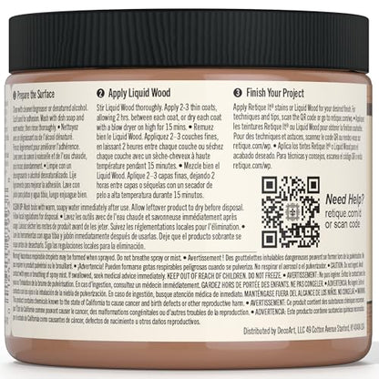 Retique It Liquid Wood - Real Wood Coating (16oz / Dark)