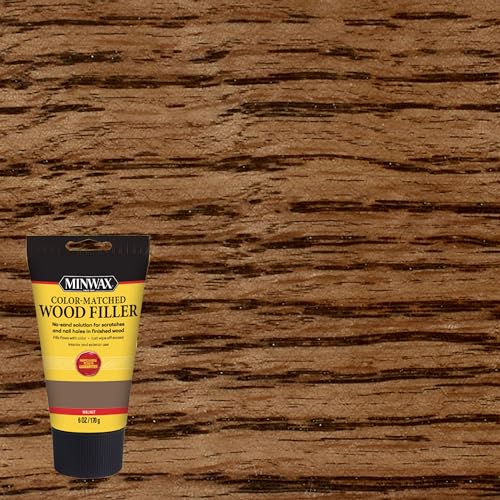 Minwax Color-Matched Wood Filler, Walnut, 6 oz (Pack of 8) - size: 0 (Pack of 8)