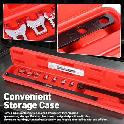 DNA MOTORING 16pc Serpentine Belt Tool Set, Install Remove Serpentine Belts For Spring Loaded, With Case, TOOLS-00539 - style: 16pc Serpentine Belt Set