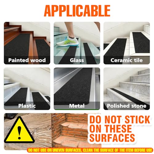 SIKEDEPRO 4" x 33Ft Heavy Duty Anti-Slip Tape,Skateboard Grip Tape, Non-Skid Safety Traction Tape for Staircases Outdoor/Indoor, Waterproof High Traction Stairs Non Skid Treads - size: 4inch