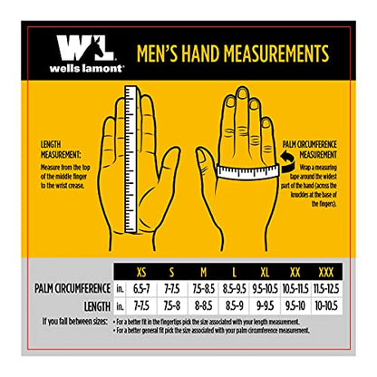 Wells Lamont Nitrile Chemical Resistant Gloves, 13" Gauntlet Cuff, Medium