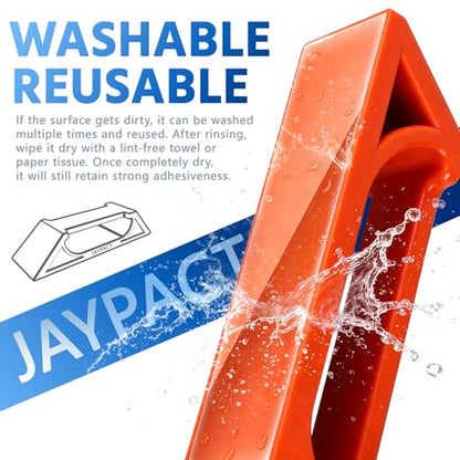 Floor Gap Fixer Tool for Laminate, Vinyl & Hardwood Floors – Heavy-Duty Nylon Plank Puller with Reusable Washable Adhesive Pad, DIY Floor Gap Repair Tool (Plank Grabber Only, Hammer Not Included) - size: Small, style: Hammer Not Included