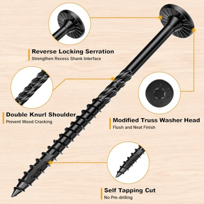 #14 x 5 Wood Structural Lag Screws - size: #14 x 5"