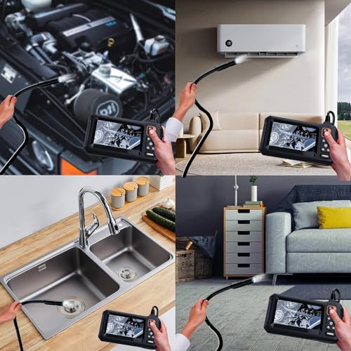 Daxiongmao Endoscope Camera with Light, 1080P HD Borescope - size: 16.5FT