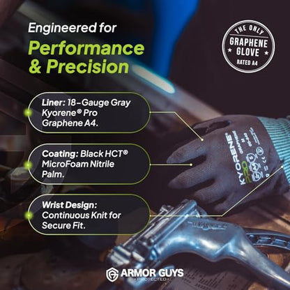 Armor Guys 00-840 Cut Resistant Work Gloves, ANSI A4, Medium, 12 Pair - color: Medium (12 Pairs)