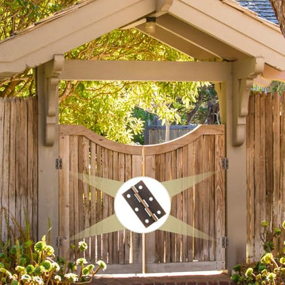 Murtenze 2.5 Inch Door Hinge, Copper, 6 Pack - color: Copper, size: 2.5 Inch - 6PCS