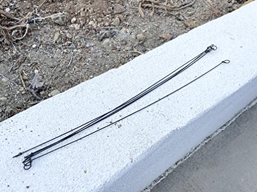 Sandbaggy Double Loop Rebar Wire Bar Ties | 16 Gauge | Made of Industrial Grade Wire | Great for Securing Rebar, Sandbags & More | Extra Long Length (18 Inch Length, Pack of 1000) - size: 18 Inch Length, style: Pack of 1000