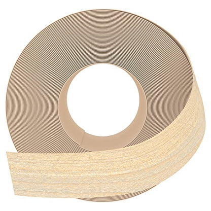 GSCIT Club Maple Edge Banding, 1 1/2 inch x 250ft Wood Edge Banding Pre-glued Flexible, Veneer Tape Banding for Cabinet Repair - color: Maple, size: 1 1/2"x 250ft