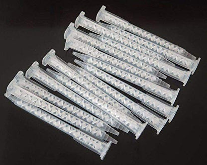 Epoxy Tubes Static Mixer Nozzle Mixing Tip for 50ml Adhesive Applicator Cartridges(1:1 Ratio,50Pieces)