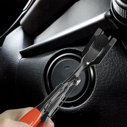 Keze 3 Pcs Auto Clip Pliers Set and Fastener Remover Tool - color: Red-Auto Clip Pliers Set