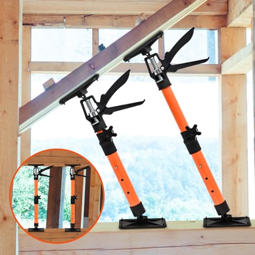 Adjustable Support Pole - Cabinet Jack, Drywall Lift, 16.2-31.9 Inch Adjustable Height, Supports up to 154lbs, 3rd Hand,Cabinet Jacks for Installing cabinets,Ceiling, Cargo Bars - size: 16.2"-31.9" 2PC