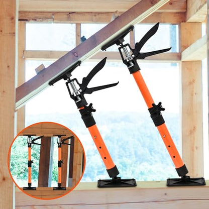 Adjustable Support Pole - Cabinet Jack, Drywall Lift, 16.2-31.9 Inch Adjustable Height, Supports up to 154lbs, 3rd Hand,Cabinet Jacks for Installing cabinets,Ceiling, Cargo Bars - size: 16.2"-31.9" 4PC