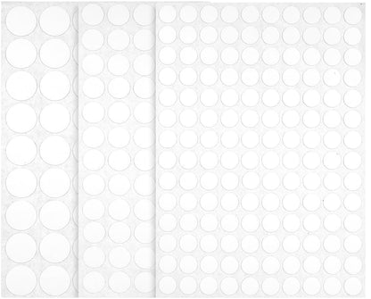 200 PCS White Self-Adhesive Screw Hole Stickers - size: 21mm