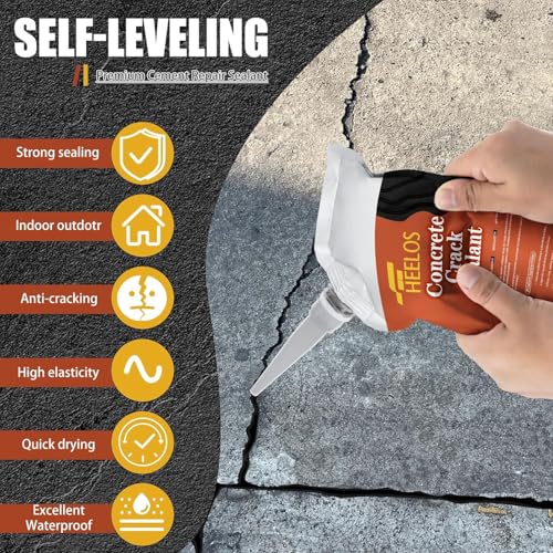 Asphalt Crack Filler 4Pack, High Elasticity Driveway Crack Filler,Self Leveling Waterproof Asphalt Crack Sealant Repair Sealer for Blacktop Concrete Cement Driveway,Walkway, Road,Patio(Black) - color: black