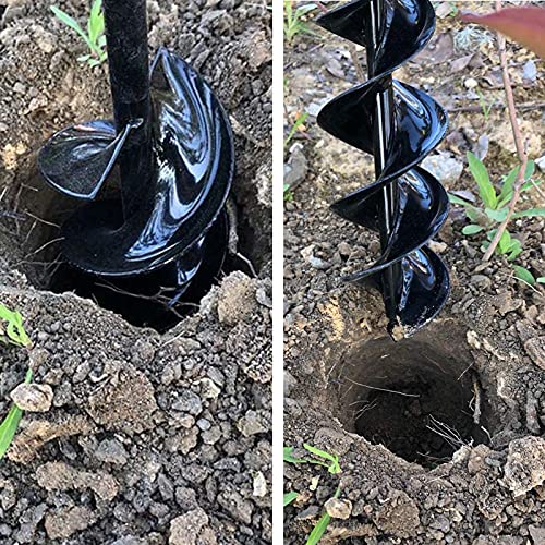 TCBWFY Garden Auger Drill Bit for Planting 3x16.5inch,Total Solid Barrel Extensive Blades,for Planting Flowers Bulbs,Rapid Planter Earth Post Umbrella Hole Digger for 3/8" Hex Drive Drill - size: 3"x16.5"