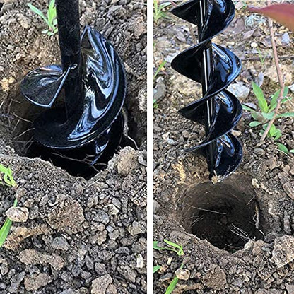 TCBWFY Garden Auger Drill Bit for Planting 3x16.5inch,Total Solid Barrel Extensive Blades,for Planting Flowers Bulbs,Rapid Planter Earth Post Umbrella Hole Digger for 3/8" Hex Drive Drill - size: 3"x16.5"