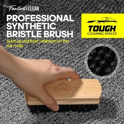 Fantasticlean Car Interior Detailing Kit, Leather Cleaner Brush Set, 9PCS - size: IT-ACS04-NT