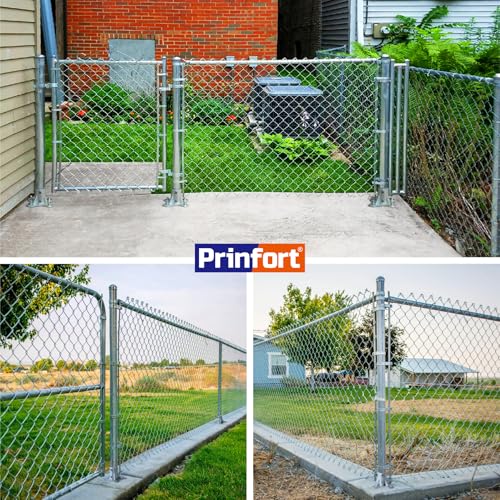 4Pack 2"(Actual: 1 7/8" OD) Chain Link Fence Post Base Flange Bracket Galvanized - size: 2"