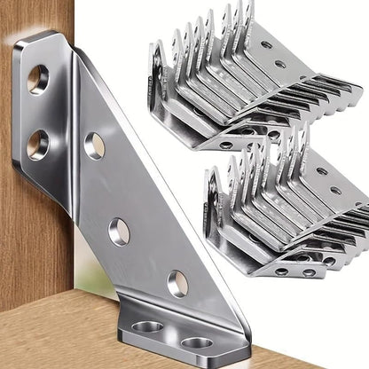 10Pcs Triangle Bracket Furniture Support Thickened Universal Connector Corner