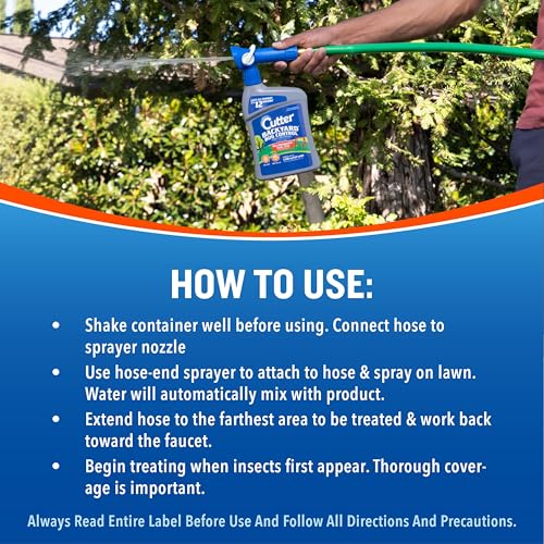 Cutter Backyard Bug Control Spray Concentrate 32 Oz, 3 Pack - size: 3 Pack, style: Backyard Bug Control