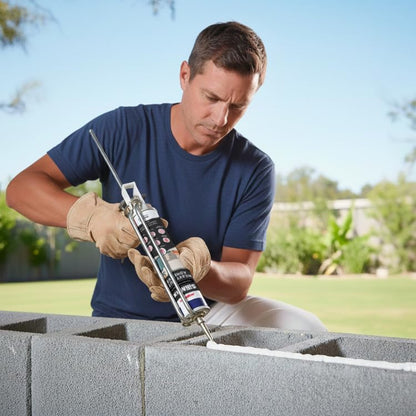 Construction Adhesive Heavy Duty- Industrial Strength Waterproof Adhesive - style: 12-Pack