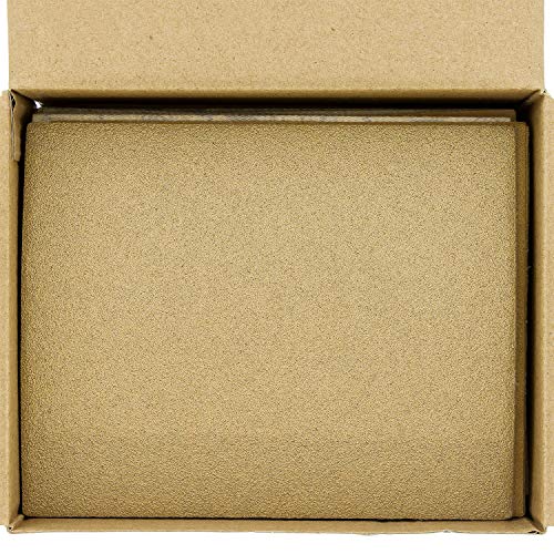 Dura-Gold 1/4 Sheet Gold Sandpaper Sheets, Grits 80, 120, 150, 220, 240 320 - size: Variety Pack