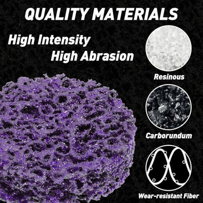 33 PCS 2" Quick Change Diamond Sanding Discs Set Easy Strip Discs, Mix - style: Black/Purple/Blue