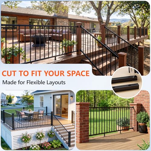 1 Pack 39in x 2in Modular Real Aluminum Deck Railing Post for Deck - color: The Post 39in - 1Pack
