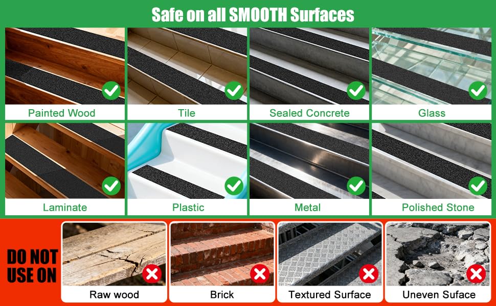 Black PVC Anti-Slip Tape 80 Grit, Grip Tape18 Inch x 20 FT Heavy Duty Traction Tape, Non-Slip Safety Tape for Stairs, Ramps, Floors, Indoor & Outdoor Use - size: 18" X 20FT