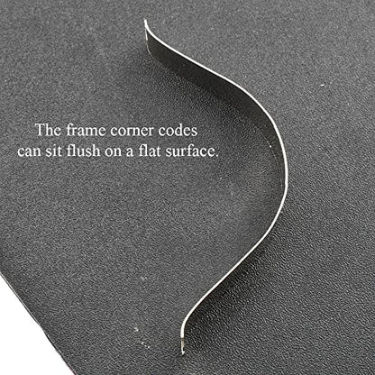 Spring Clips Angle Plate Fastener Hanger icture Frame Spring Retaining Clips DIY Picture Framing Tools 8.5cm Length 10PCS Silver - size: SpringClips-10pcs