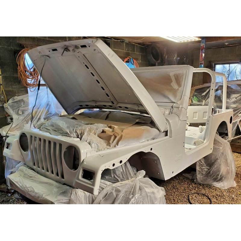 Eastwood Epoxy Primer White Autobody Paint and Activator - 2 Quart Kit - color: White, size: 64 Ounce (Pack of 1)