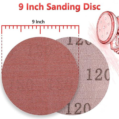 25 Pcs 9 Inch Mesh Sanding Disc for Drywall Sander 120 Grit - style: 9 Inch