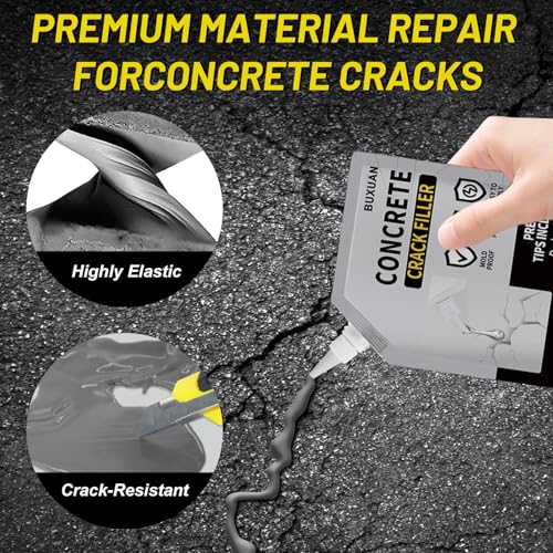 Concrete Crack Filler Outdoor, Self-Leveling Waterproof Sealant（3）