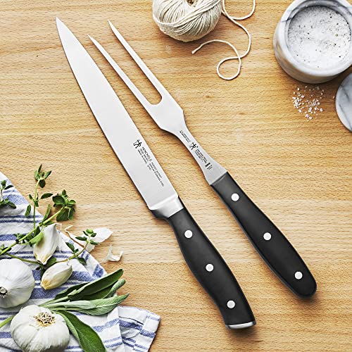 HENCKELS Forged Accent 2-pc Carving Set - color: Black