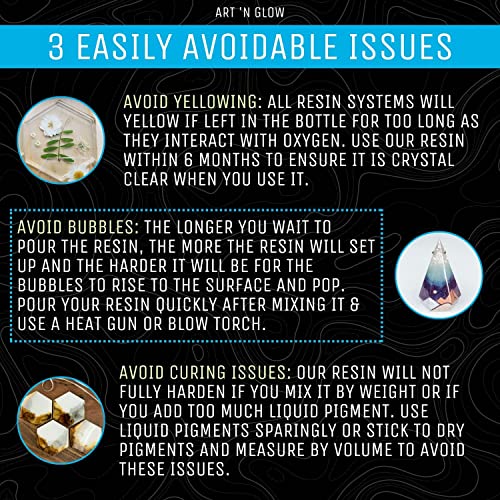 Crystal Clear Epoxy Resin 1 Gallon - Food Safe, UV Resistant, Bubble Free - size: 1 Gallon