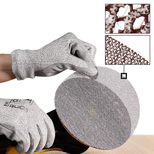 Mirka Abranet 5 Inch 600 Grit Mesh Sanding Discs, Hook and Loop, 10 Pack - size: Grit 600