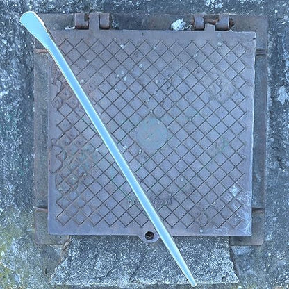 40"(1000mm）Aligning Pry Bar Round Crowbar Sleever Bar with Round Section for Prying and Alignment, CR-V(40 Inch) - size: 40 Inch