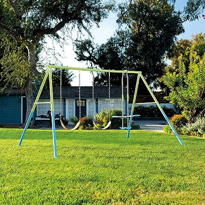 INTEX Heavy Duty Backyard Feature Swing Set - style: Three Feature