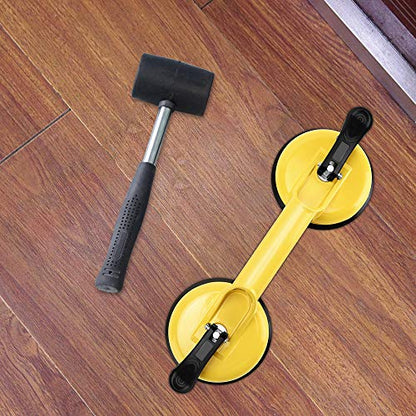 FCHO Glass Suction Cups Heavy Duty for Tile Glass Lifting 2 Pack Yellow - color: Yellow