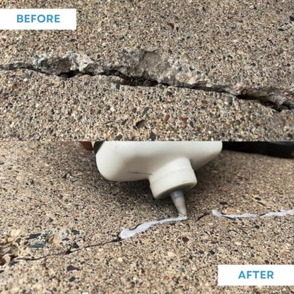 Akona Gray Pourable Concrete Crack Filler, 1 Quart - size: Quart
