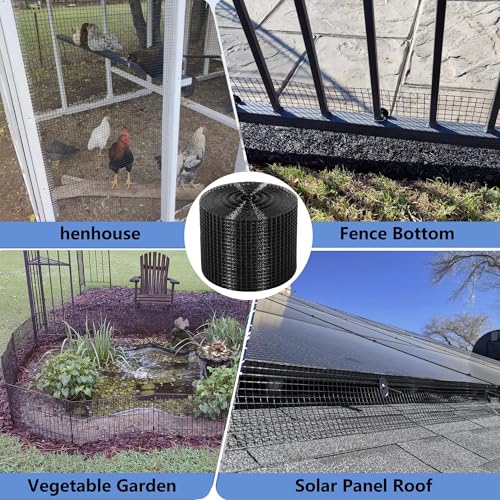 Critter Guard for Solar Panels, 10 in x 100 ft Solar Panel Bird Guard Mesh - size: 1/2inch x 10in X 100ft