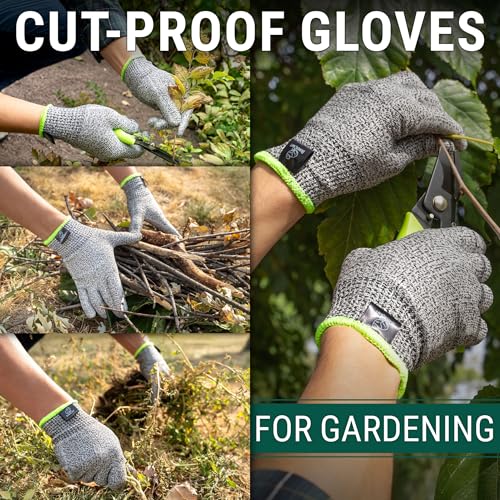 BeaverCraft Wood Carving Gloves CRG - Cutting Cut Resistant Gloves Level 5 for Whittling, Woodworking, Food Prep - color: Small
